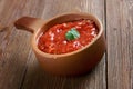 Russian sauce adjika Royalty Free Stock Photo