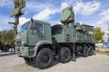 Russian self-propelled anti-aircraft missile and gun system Pantsir-S based on Kamaz-6560 vehicle Royalty Free Stock Photo