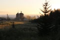 Russian Siberian hinterland in the early morning