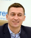Russian skier Alexander Legkov. Olympic champion in the marathon and silver medalist in the relay race of the 2014 Winter Olympics