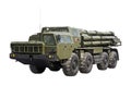 Russian Smerch 300 mm MLRS Royalty Free Stock Photo