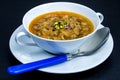 Russian soup Soljanka Royalty Free Stock Photo