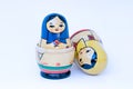 Russian stacking dolls Royalty Free Stock Photo