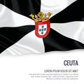 Spanish state Ceuta flag.