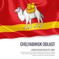 Russian state Chelyabinsk Oblast flag.