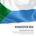 Russian state Khabarovsk Krai flag.