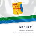 Russian state Kirov Oblast flag.