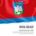 Russian state Oryol Oblast flag.