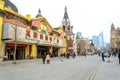 Russian street and architecture in Dalian,China Royalty Free Stock Photo