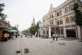 Russian street in the Dalian, China