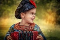 Russian style Boy Royalty Free Stock Photo