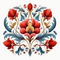 Russian Style Flower Design: Baroque Realism With Ottoman Floral Influence
