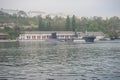 Russian submarines anchored in the bay of Sevastopol Royalty Free Stock Photo