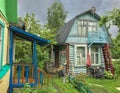 Russian summer cottage