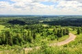 Russian summer wild landscape Royalty Free Stock Photo