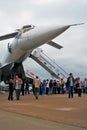 Russian supersonic airplane Tupolev Tu-144