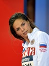 Russian swimmer EFIMOVA Yuliya RUS Royalty Free Stock Photo