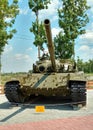 The Russian tank.