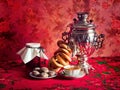 Russian tea Royalty Free Stock Photo