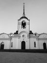 Russian temple  in the Novosibirsk Royalty Free Stock Photo