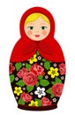 Russian tradition matryoshka dolls Royalty Free Stock Photo