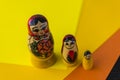 Russian Traditional Dolls Matrioshka - Matryoshka or Babushka Royalty Free Stock Photo