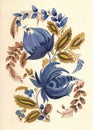 Russian traditional flower pattern