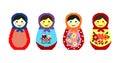 Russian traditional matryoshka - cdr format