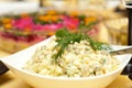 Russian traditional salad olivier Royalty Free Stock Photo