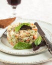 Russian traditional salad Olivier Royalty Free Stock Photo