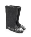 Russian traditional winter felt boot valenki Royalty Free Stock Photo