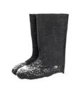 Russian traditional winter felt boot valenki Royalty Free Stock Photo