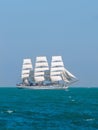 Russian training ship of navy Royalty Free Stock Photo