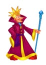 Russian tsar king character fairy tale illustration cartoon