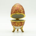 Russian typical decorated eggs Royalty Free Stock Photo