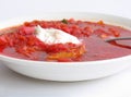 Russian - Ukrainian borsch Royalty Free Stock Photo
