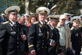 Russian veteran's parade May 9, 2009 Royalty Free Stock Photo