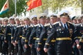 Russian veteran's parade May 9, 2009 Royalty Free Stock Photo