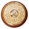 Russian vintage aneroid barometr Royalty Free Stock Photo