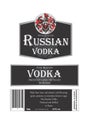Russian vodka Royalty Free Stock Photo