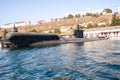 Russian warship in the Bay, Sevastopol, Crimea Royalty Free Stock Photo