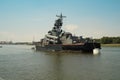 Russian warship of Kaspian flotilla. Royalty Free Stock Photo