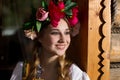 Russian woman in national costume