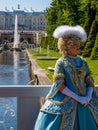 Russian woman in traditional costume