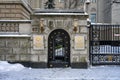 The main entrance to the Russian Embassy on Unter den Linden in Berlin