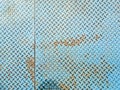 Rust background on blue steel plate for graphic design Royalty Free Stock Photo