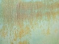 Rust background on blue steel plate for graphic design Royalty Free Stock Photo