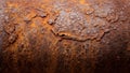 Advanced Oxidation: Close-up of Corroded Metal Texture Royalty Free Stock Photo
