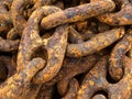 Rust Encrusted Iron Chain