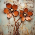 Rust Flowers: Handcrafted Beauty In Mannerism Style